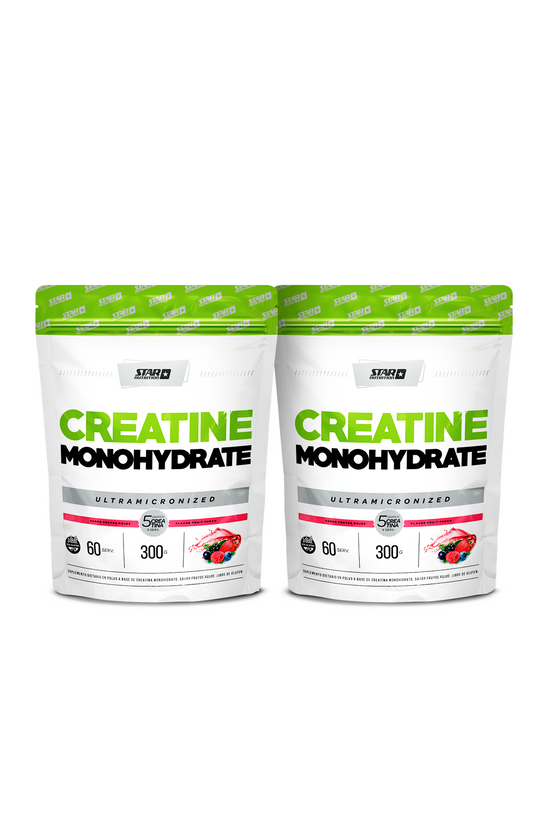 Combo Creatina Doypack Frutos Rojos 300 gramos x2 unidades