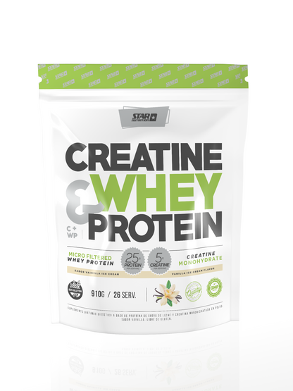 Creatine & Whey Protein - Creatina con Proteína 910 Gramos