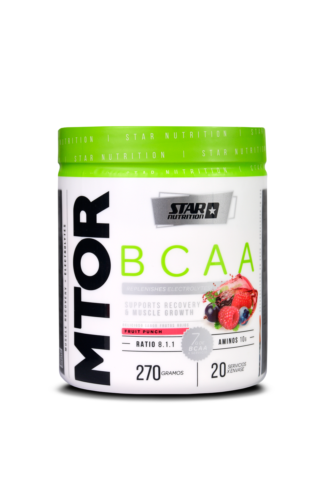 MTOR BCAA FRUIT PUNCH 270G.