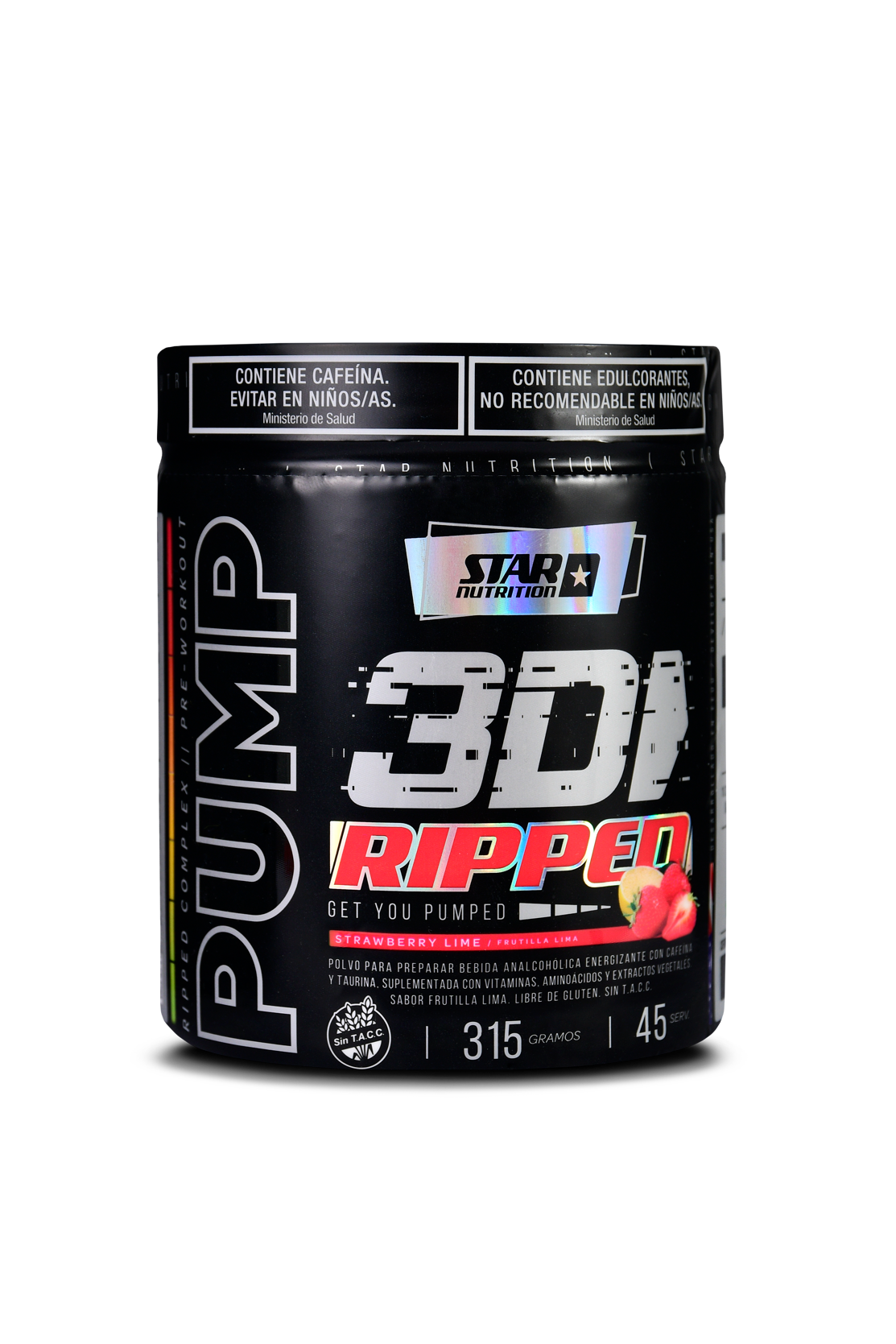 PUMP 3D EVOLUTION RIPPED STRAWBERRY-LIME X 315 GRS.