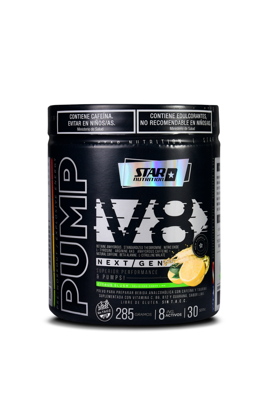 PUMP V8 LIMA LIMON X 285 GRS.