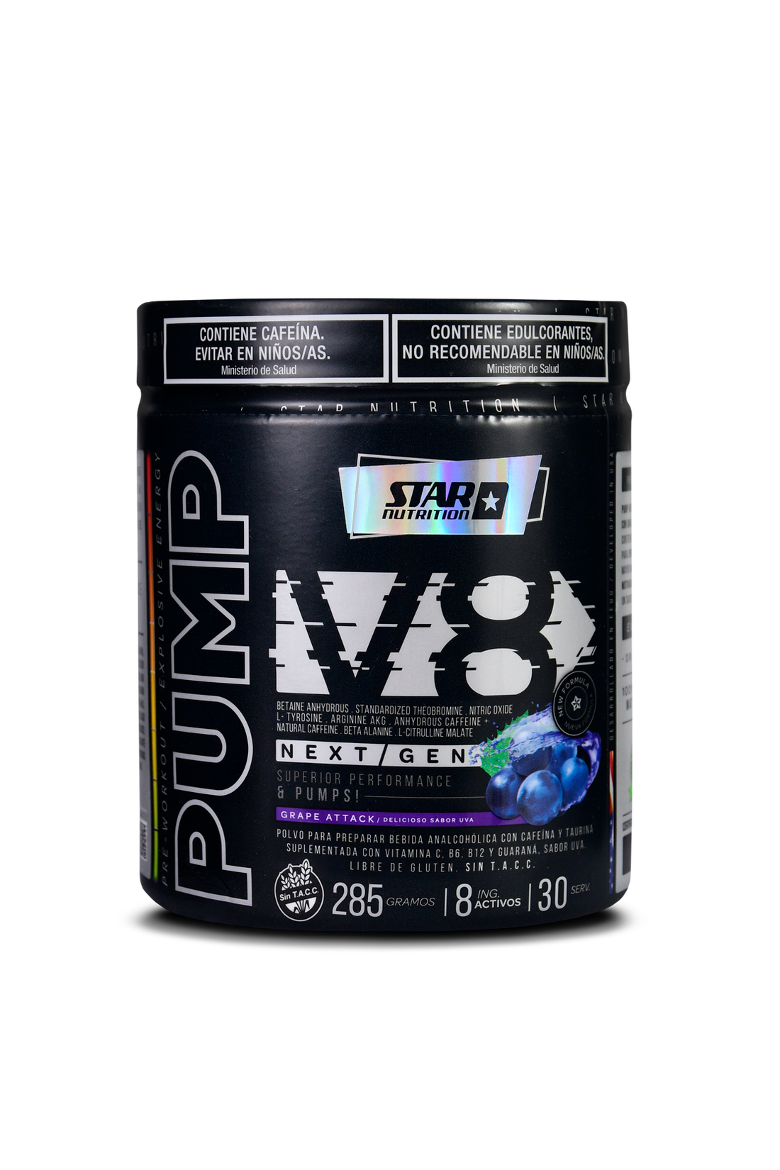 PUMP V8 GRAPE X 285 GRS.