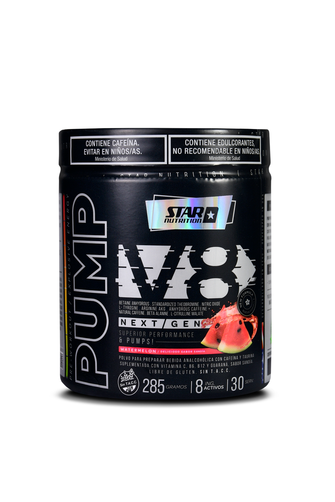 PUMP V8 WATERMELON X 285 GRS.