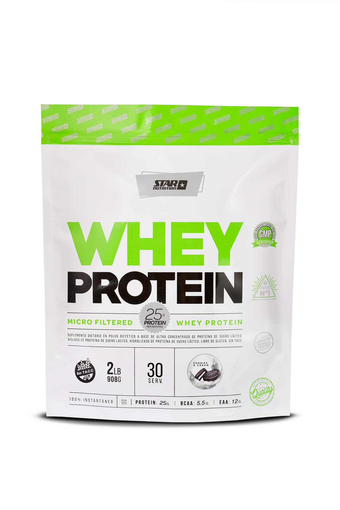 WHEY PROTEIN COOKIES & CREAM X 2LB - DOYPACK