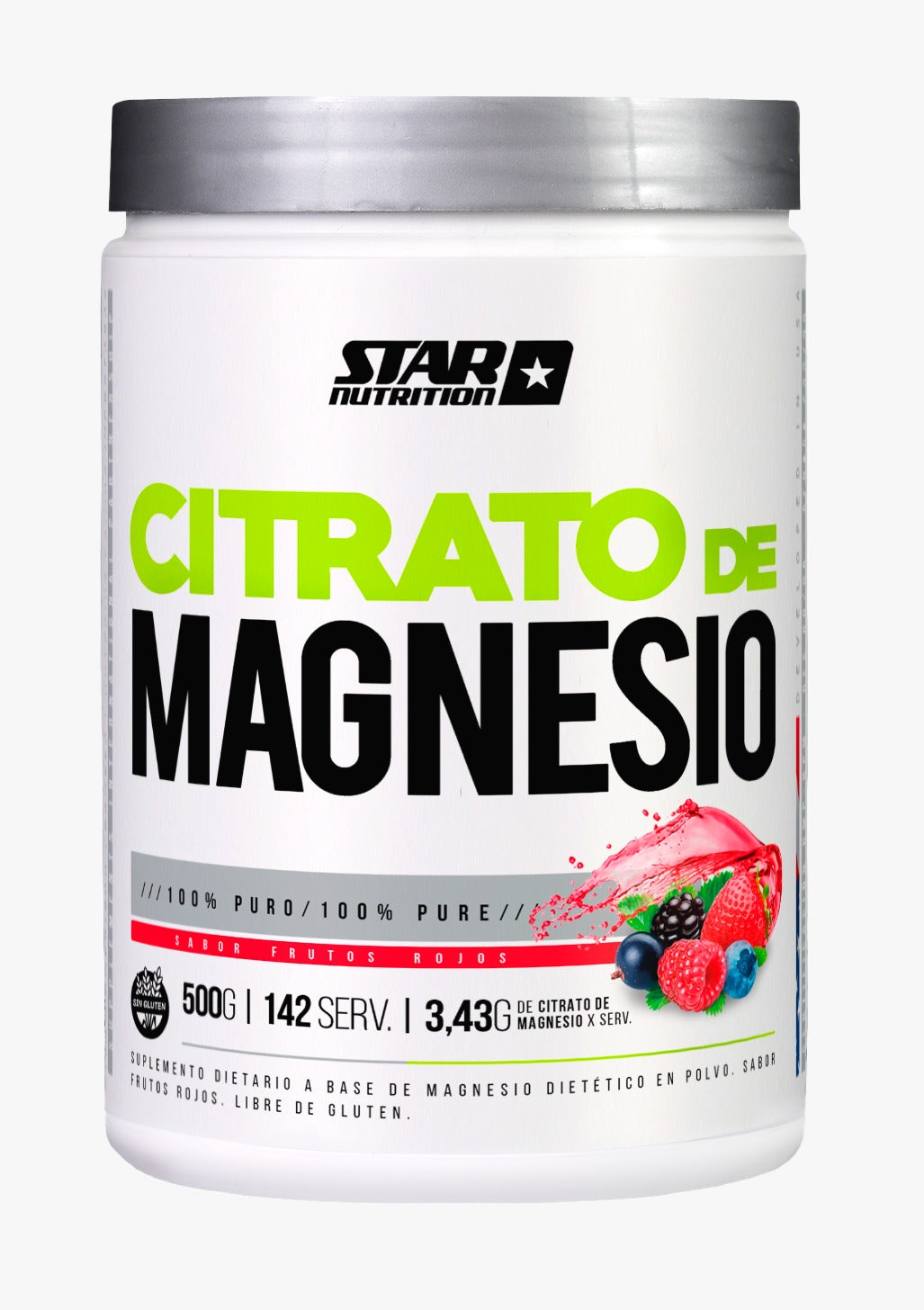 MAGNESIO FR ROJOS 500GR FRUTOS ROJOS-